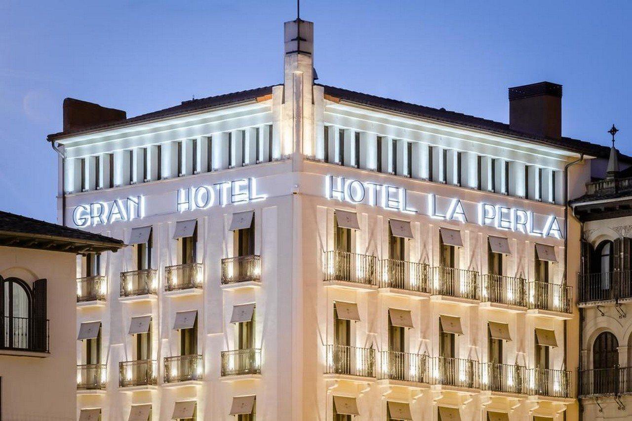 Gran Hotel La Perla Pamplona Esterno foto