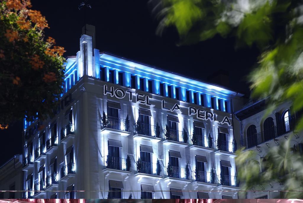 Gran Hotel La Perla Pamplona Esterno foto